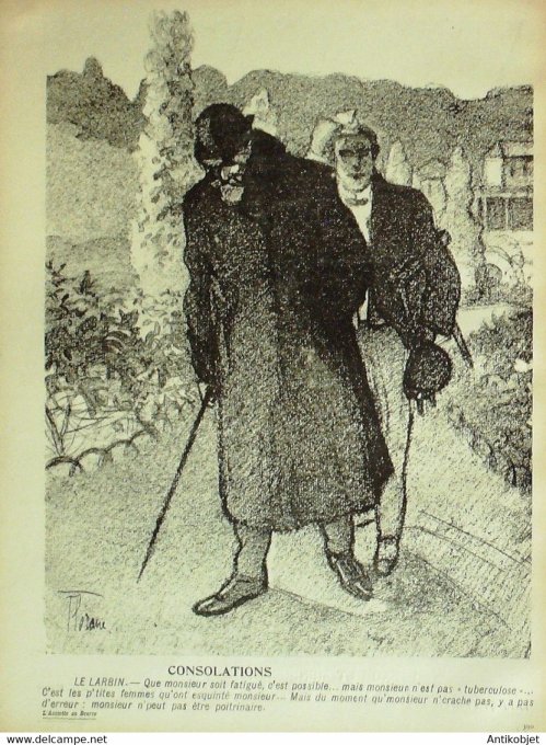 L'Assiette au beurre 1905 # 233 Le Sanatorium Florane