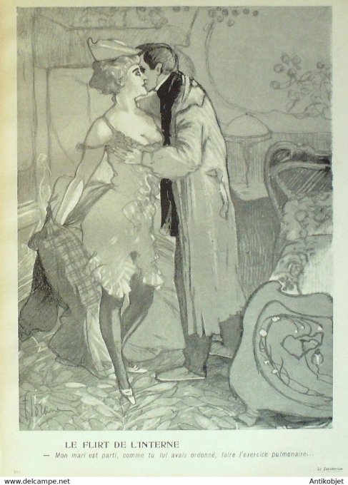 L'Assiette au beurre 1905 # 233 Le Sanatorium Florane