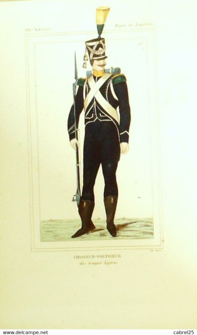 Chasseur voltigeur 19ème sous Napoléon 1852