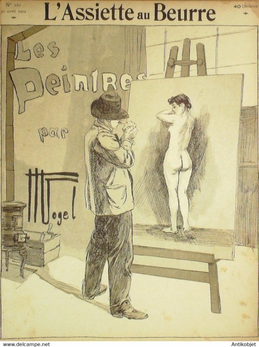 L'Assiette au beurre 1904 n°161 Les Peintres Vogel