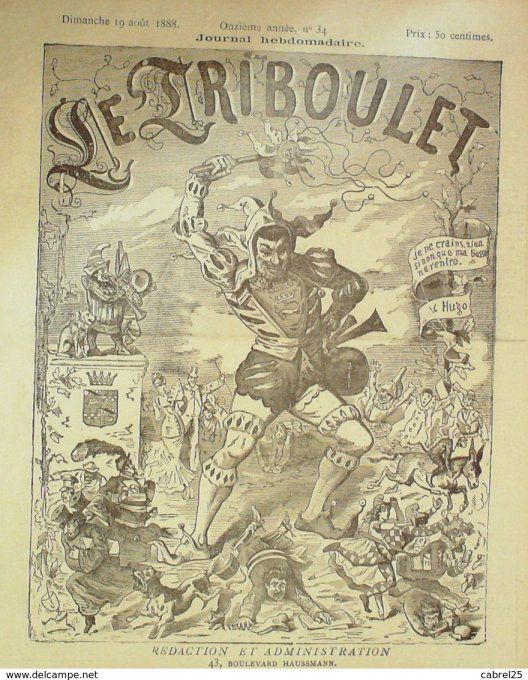 Le Triboulet 1888 n°34 ROLAND IBI BLASS