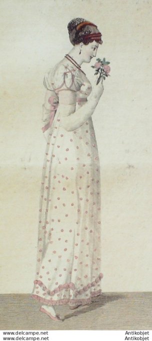 Costume Parisien 1812 # 1222 Robe perkale