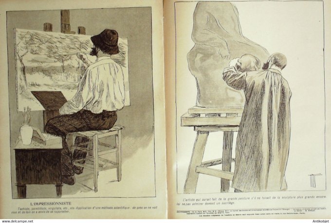 L'Assiette au beurre 1904 n°161 Les Peintres Vogel