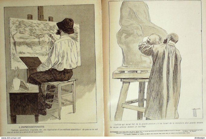 L'Assiette au beurre 1904 # 161 Les Peintres Vogel