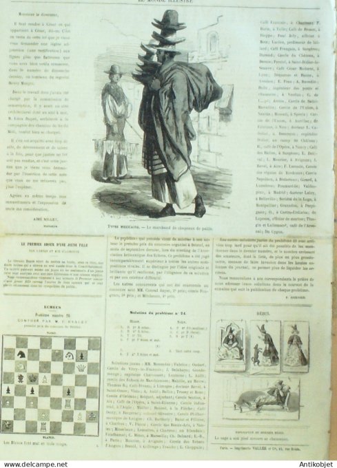 Le Monde illustré 1862 n°253 Italie Naples Château-Neuf Mexique Vera-Cruz Puebla Cuba Havane