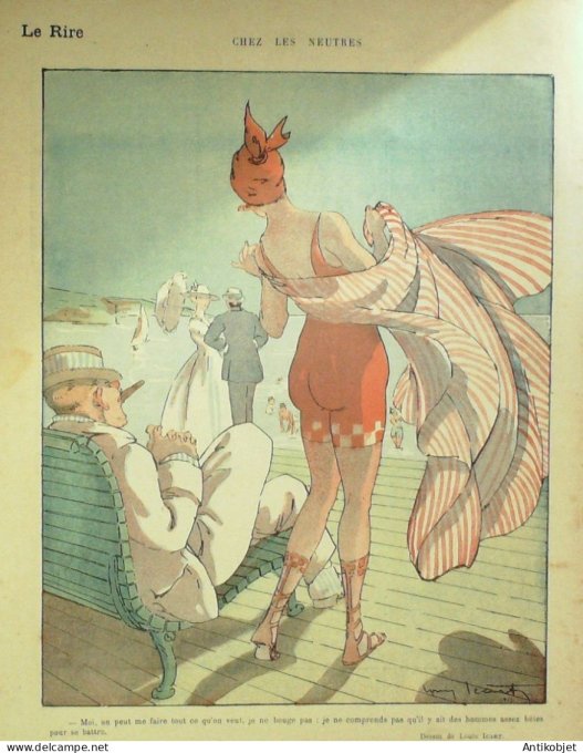 Le Rire Rouge 1918-07- 6 # 190 Journal humoristique Ed.Originale Trouillard