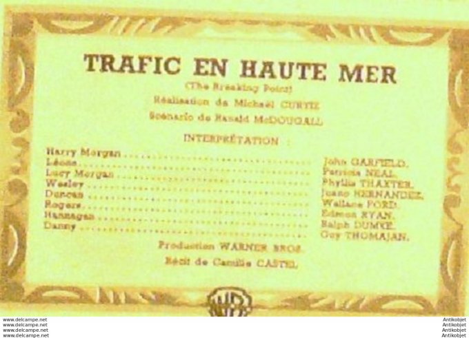 Trafic En Haute Merjohn Garfield Patricia Neal