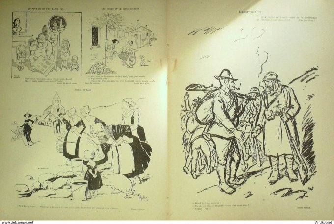 Le Rire Rouge 1918-07- 6 # 190 Journal humoristique Ed.Originale Trouillard