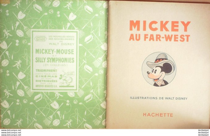 Walt Disney Mickey au Far-West Hachette #  9 Eo 1935