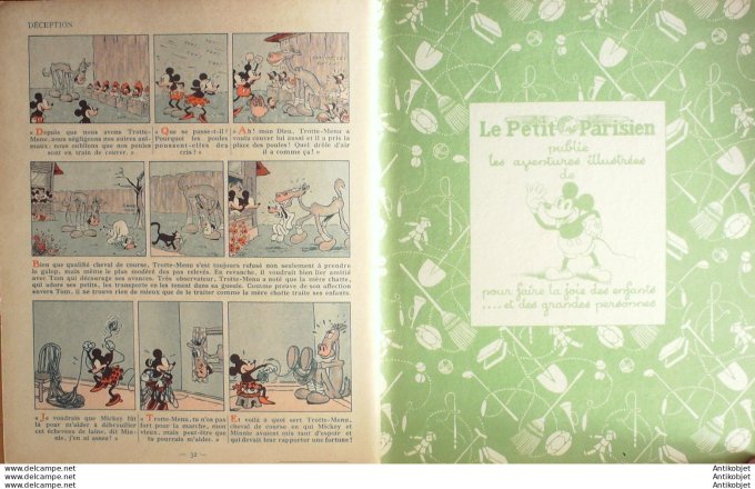 Walt Disney Mickey au Far-West Hachette #  9 Eo 1935