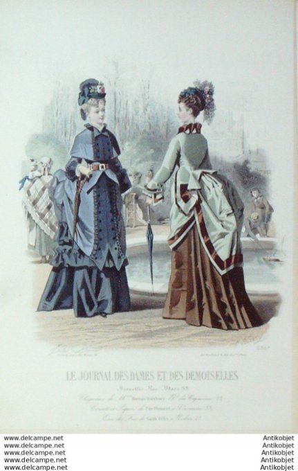 Journal des Dames Demoiselles 1873 # 1138 (Maison Plument)