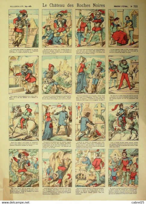 Le Chateau Des Roches Noires (Pellerin d'epinal)