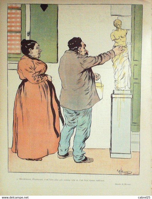 Le Rire 1896 n° 79 Rabier Huard Léandre Carlègle Hermann Caran Ache