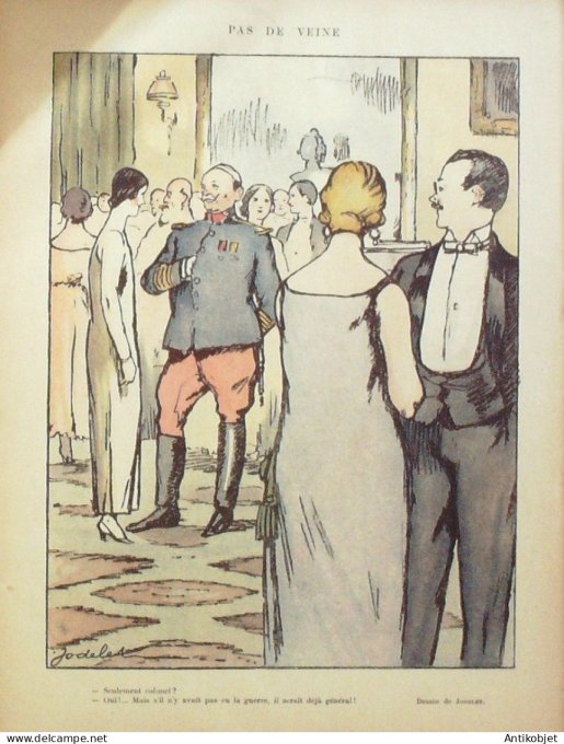 Le Rire 1923-08-11 # 236 Journal humoristique Ed.Originale Sur la plage