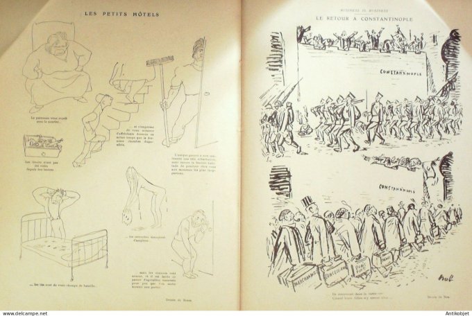 Le Rire 1923-08-11 # 236 Journal humoristique Ed.Originale Sur la plage