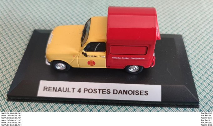 Renault 4 Fourfonnette Postes 1:43 Danoises