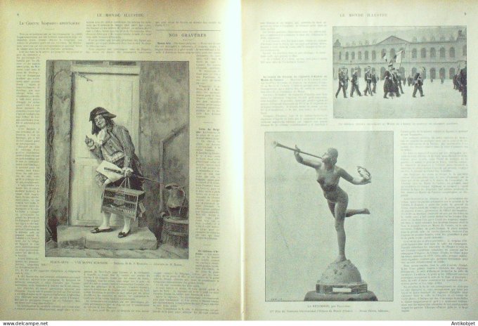 Le Monde illustré 1898 n°2153 Cuba Santiago Baiquiri Caimanera Guantemano Belgique  Château Ardenne