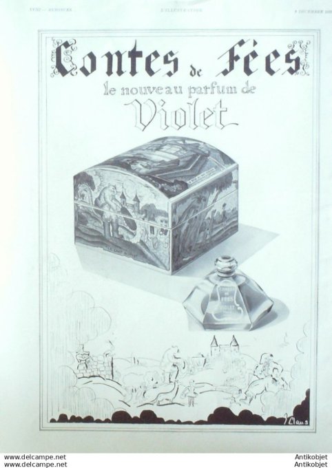 Publicite Cosmetique Violet Contes de fees 1933