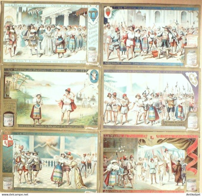 Chromo Liebig Sang  743 La muette de Portici (1903)