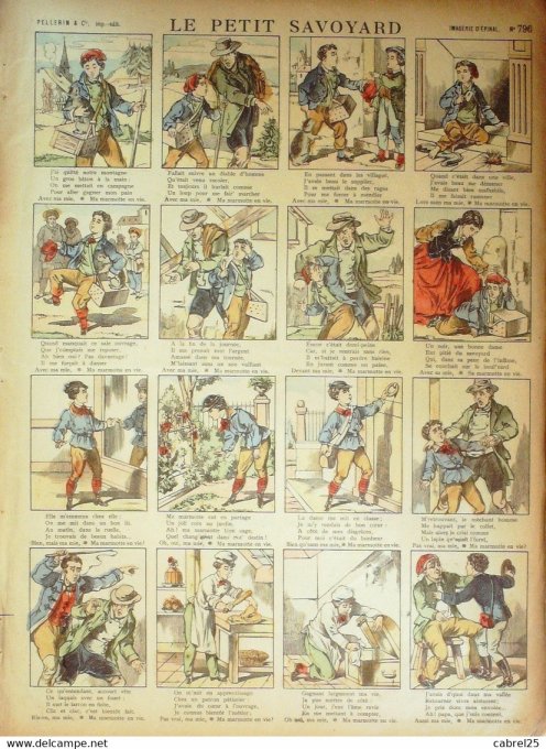 Le Petit Savoyard  (Pellerin d'epinal)