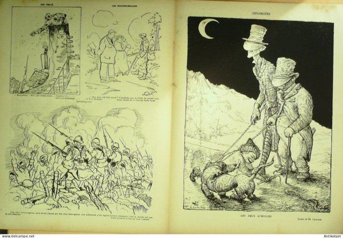 Le Rire Rouge 1915-12-11 #  56 Journal humoristique Ed.Originale Deux aveugles