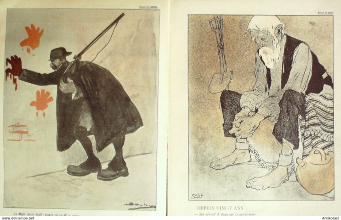 L'Assiette au beurre 1903 #  99 La Mano-Negra Hradecky Camara