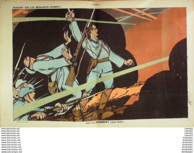 La Baionnette 1916 # 069 (Les Mercantis) Iribe Leonnec Fournier Abric