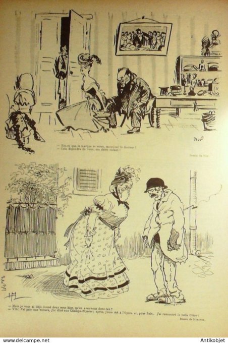 Le Rire 1906-06- 2 # 174 Journal humoristique Ed.Originale Filles de joie
