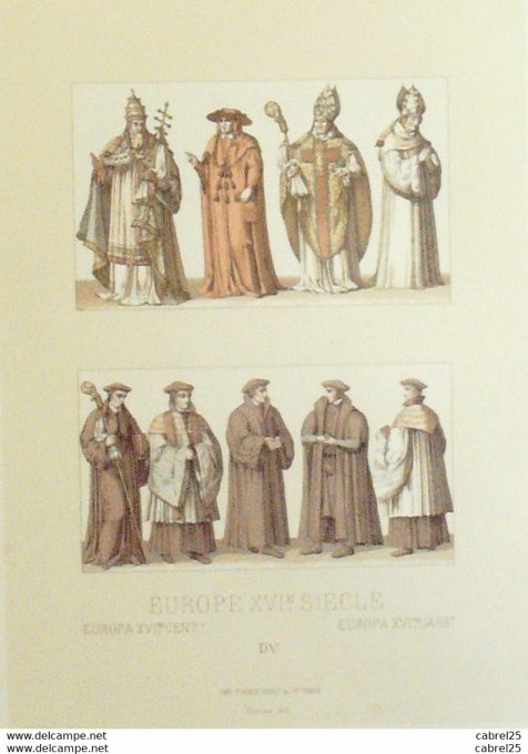 Italie Pape Cardinal Chamoines évêque