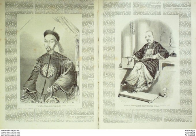 L'Illustration 1850 n°378 Chine TAO KUANG Empereur HUAN GAN TUN SEVRES (92) John HERSCHEL TOULON (83