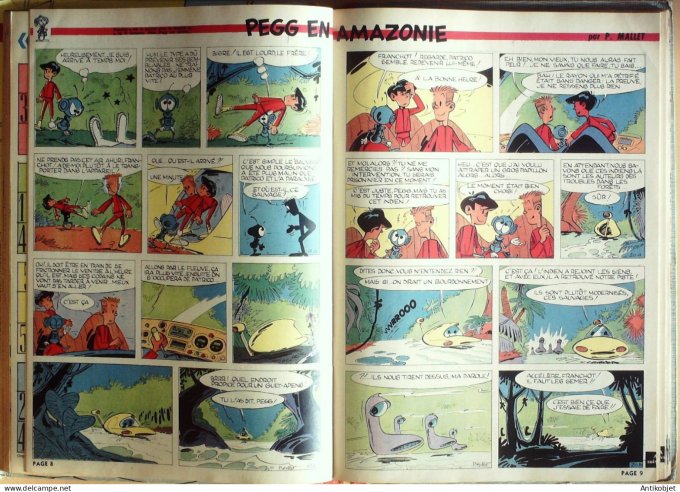 Album Spirou 76 Dupuis (n°1145-1154) 1960 (24-03 au 26-05) Eo complet