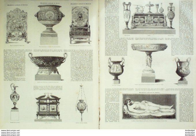 L'Illustration 1850 n°378 Chine TAO KUANG Empereur HUAN GAN TUN SEVRES (92) John HERSCHEL TOULON (83