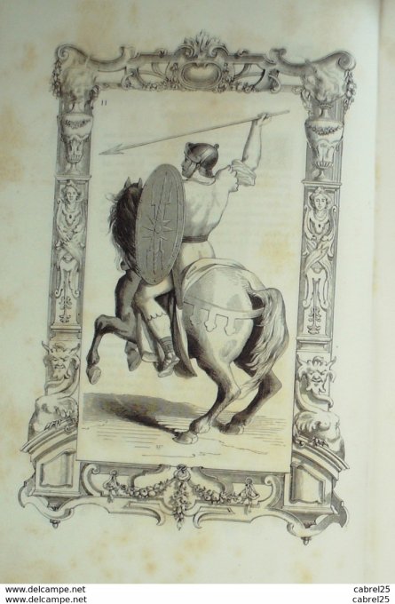 Italie Soldat romain à cheval arme à la légère 1859