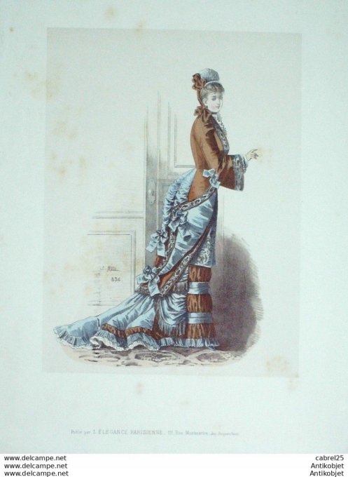 L'élégance parisienne 1877 # 834