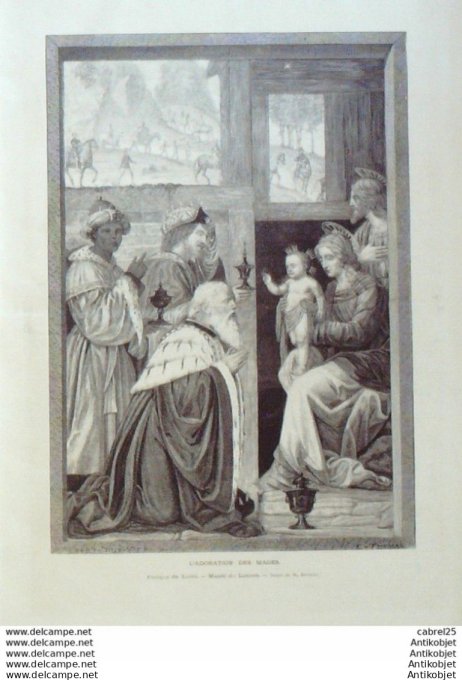 Le Monde illustré 1872 n°769 Jour De L'an Omnibus Postal Controleur Collin Ronde De Fabrique