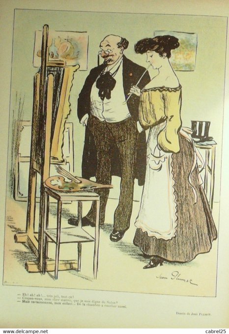 Le Rire 1905 n°118 Testevuide Plumet Léandre Carlègle Losques Guillaume Iribe