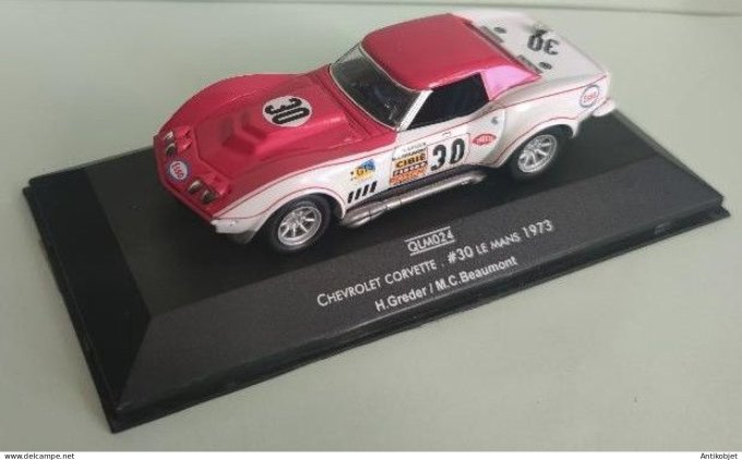 Chevrolet Corvette Quartzo QLM024 # 30 Le Mans 1973 IXO 1/43
