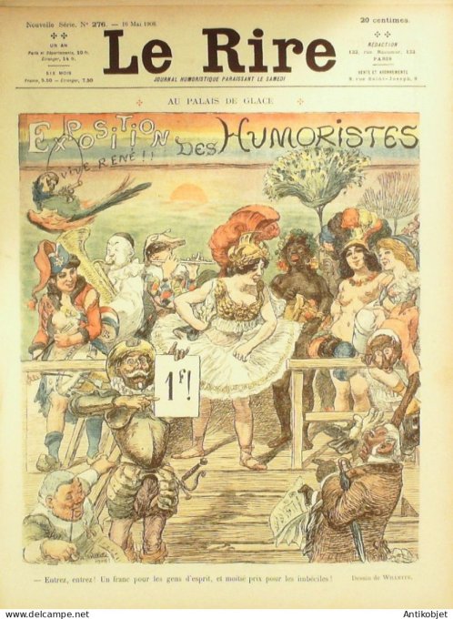 Le Rire 1908-05-16 # 276 Journal humoristique Ed.Originale Le Poete amoureux
