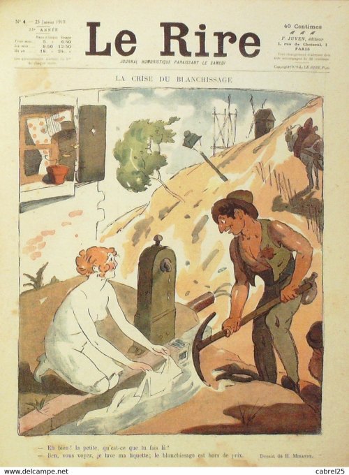Le Rire 1919 n°  4 Mirande Bils Vion Laborde Fabiano Manfredini