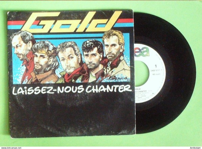 Gold 45T SP Laissez nous chanter 1986