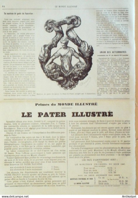 Le Monde illustré 1868 n°615 Bordeaux (33) Grèce Athenes Le Pirée Marseille (13)