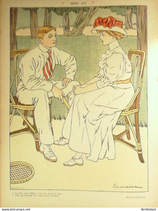 Le Rire 1908-05-16 # 276 Journal humoristique Ed.Originale Le Poete amoureux