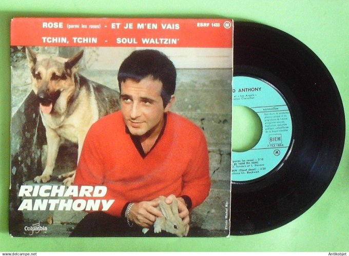Anthony Richard 45T EP Tchin tchin (languette) 1963