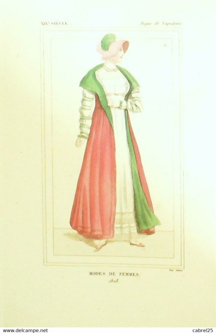 Mode Femme 1808 sous NAPOLEON
