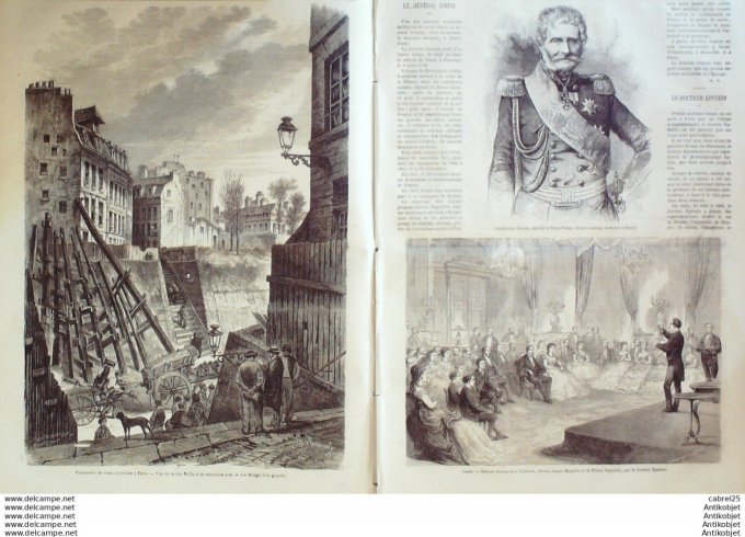 Le Monde illustré 1868 n°625 Inde Nabab Munsour-Ali-Khan Bahador Egypte Ismaîlia Suez Paraguay Asunc