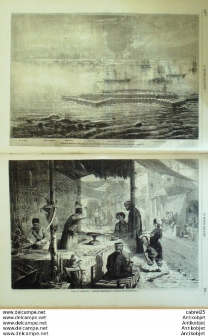 Le Monde illustré 1861 n°245 Pologne Dantzick Turquie Trebizonde Mexique Vera-Cruz Espagne Alicante