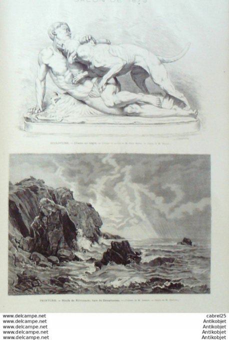 Le Monde illustré 1873 n°841 Autriche Vienne Algérie Constantine Douarnenez (29) Gray (70) Rochefort