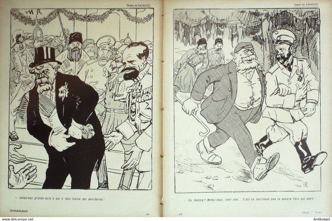 L'Assiette au beurre 1908 # 382 Fallières en Russie Zyg