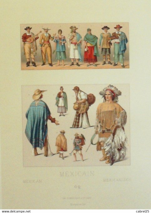 Mexique CABALLEROS CREOLE METISSE CORDONNIER AGUADOR
