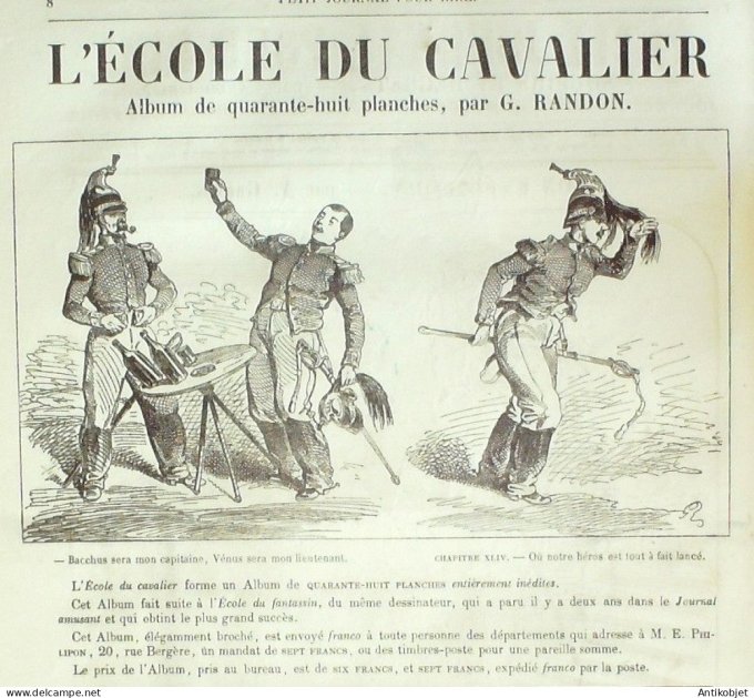 Petit journal pour Rire 1866 # 590 Soupirs & regrets Carlo Gripp